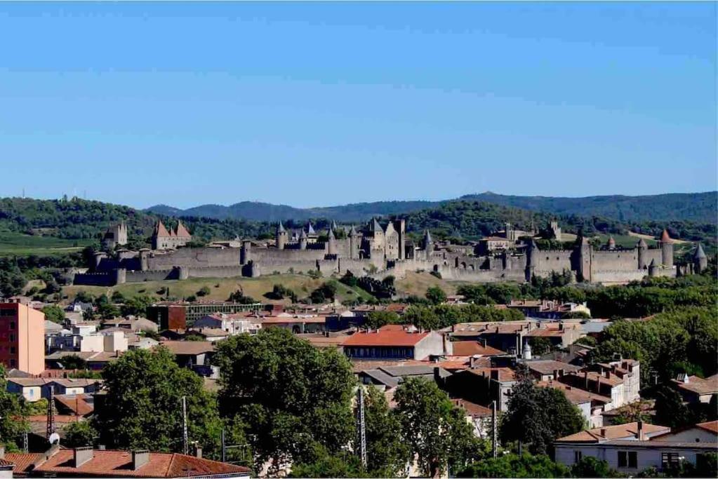 Studio Avec Parking Vue Sur La Cite De Carcassonne Zewnętrze zdjęcie