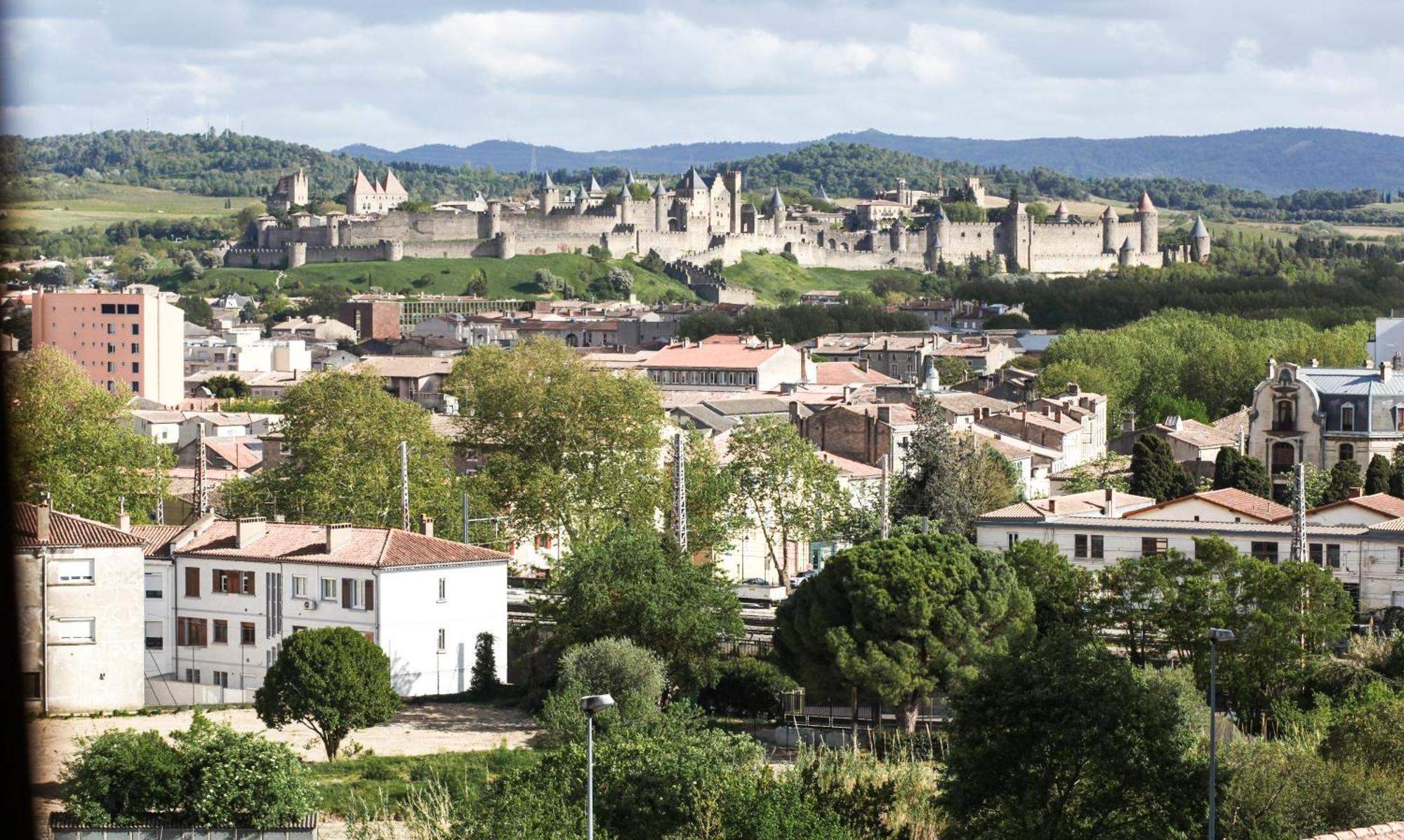 Studio Avec Parking Vue Sur La Cite De Carcassonne Zewnętrze zdjęcie