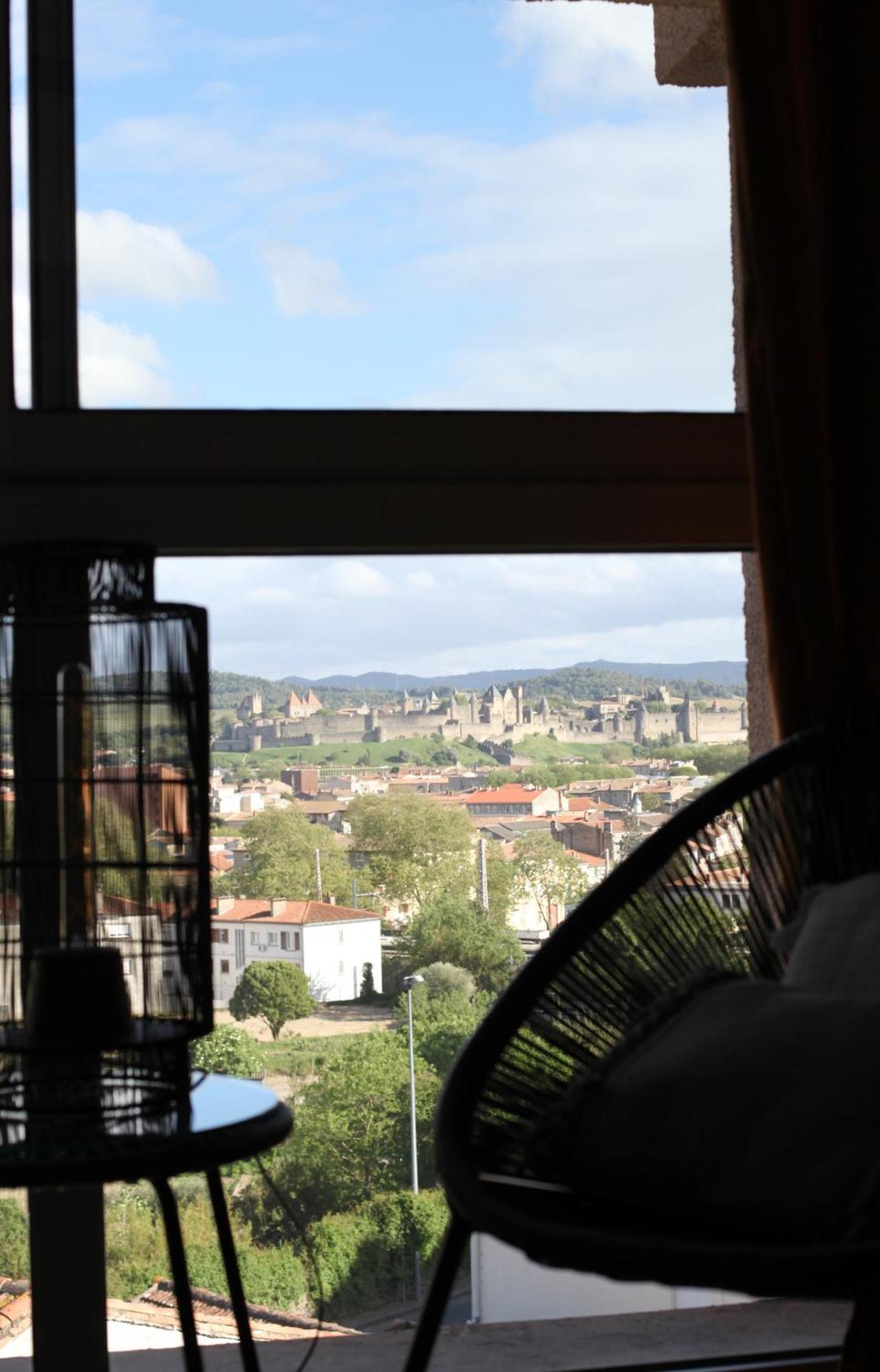 Studio Avec Parking Vue Sur La Cite De Carcassonne Zewnętrze zdjęcie