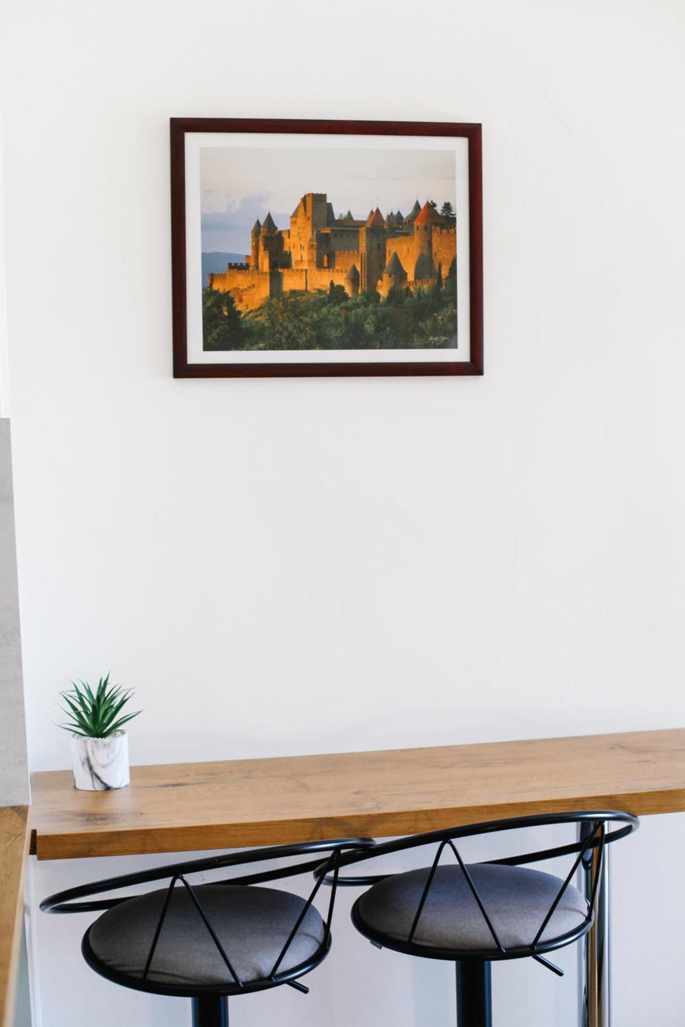 Studio Avec Parking Vue Sur La Cite De Carcassonne Zewnętrze zdjęcie