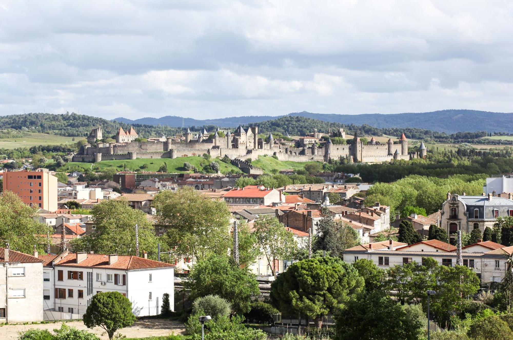 Studio Avec Parking Vue Sur La Cite De Carcassonne Zewnętrze zdjęcie
